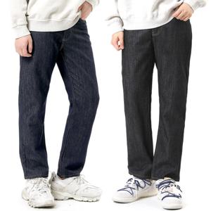 [비브레이커스]남자 논페이드 생지 데님 팬츠 청바지 JN5042