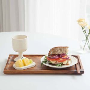 니코트 우드 핸드메이드 트레이 L