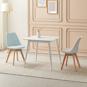 라로퍼니처 에버 800 포세린 통 세라믹 2인 식탁 세트 (식탁+의자2)