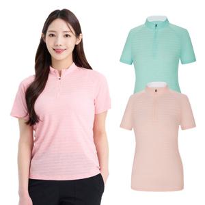 콜핑 여성 여름 하이쿨 집업 반팔 등산 티셔츠(여) KVT4901W