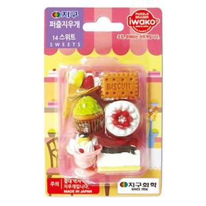 지구화학 퍼즐 지우개 완구 no.14 스위트