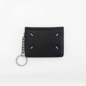 메종 마르지엘라 카드 지갑 키링 블랙 S56UI0128