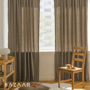 [바자르]바자르 브리즈 벨벳 방한커튼(140x235) 1장 + 압축봉(185)