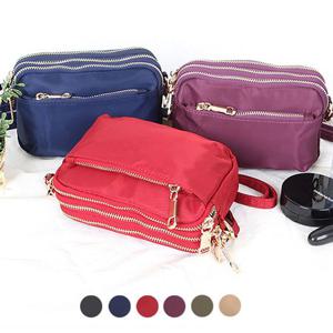 HLR 고급지퍼 여성 크로스백 핸드백 캐주얼 미니가방