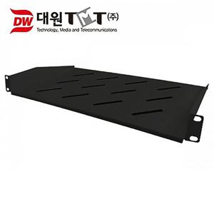 DW-SHEF-B 허브랙 선반 전면거치 블랙