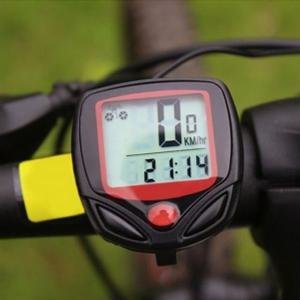 15기능 디지털 자전거속도계 /속도측정 유선속도계