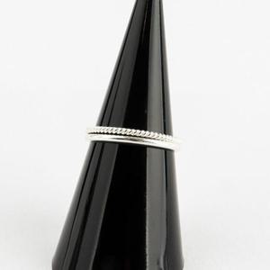 레이어드링 두개세트 스털링실버 꼬임반지 실가락지