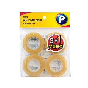 골드 다용도 테이프 리필4개 GR1230 4 리필 리필테이프 테이프 투명테이프 다용도테이프