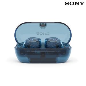 소니 노이즈캔슬링 무선 이어폰 WF-C710N 글래스 블루