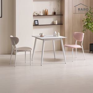 라로퍼니처 헤리스 800 포세린 양면 세라믹 2인 식탁 세트 (식탁+의자2)