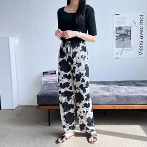 홀 밴딩 와이드 쿨바지 SD230505 나팔 팬츠 여성 레깅스 데님