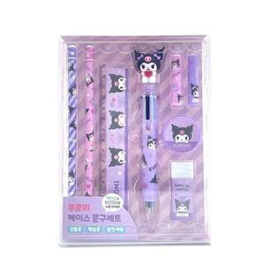 산리오 산리오캐릭터즈 쿠로미 케이스 문구세트