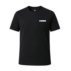 언더아머 UA 스트립 로고 반팔티 블랙 1390203-001