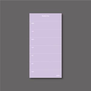 아트박스/엠엠아이엠 장메모지 떡메모지 스케쥴러07-WeeklyPlan