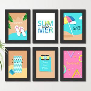 아트박스/꾸밈 cu335-컬러풀썸머아트_바캉스_액자세트