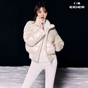 [아이더 (행사)][장원영 숏패딩] 스투키 여성 유광 글로시 숏 푸퍼 구스다운 DWW24553