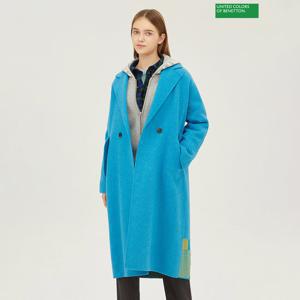 베네통 베스티 울 롱 코트 BACT52361_BL