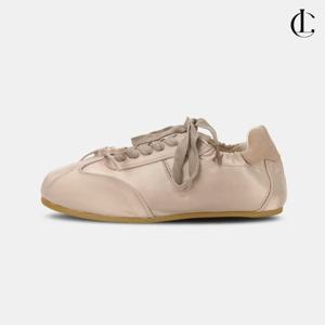 엘케이트 여성 리본 스니커즈 발레코어 리본운동화 러블리 새틴 단화 LGLO001