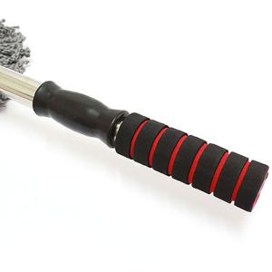 회색 극세사 차량 먼지털이개 먼지떨이