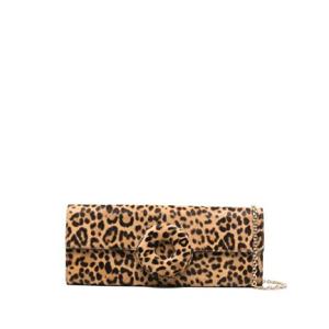 25 FW 아쿠아주라 레오파드 프린트 링 디테일 클러치 HOOCLUC0LOP TP442275858