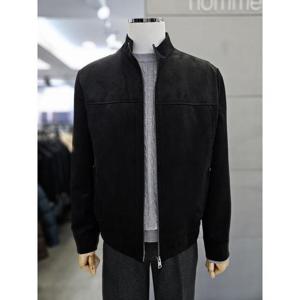 바쏘옴므 세이브존03 바쏘옴므 남자 블랙 스웨이드 비건레더 가죽 점퍼 WSAGZ3UA36A