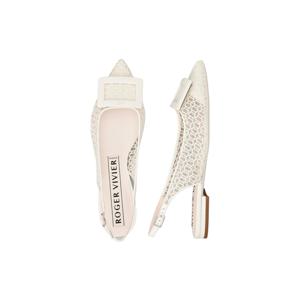 로저비비에 여성 고메틴 옐로우 크림 플랫 RVW57533540 SJF C019