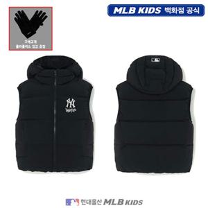 [MLB키즈US] (7ADVB0256-50BKS) [플리스장갑증정] 스트릿 그래픽 덕다운 베스트 아동베스트 키즈베스트