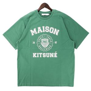 [메종키츠네] (KM00143KJ0105 TROPICAL GREEN) 남성 반팔 티셔츠