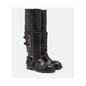 돌체앤가바나 레더 니하이 부츠 P01127824