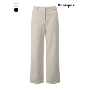 [보니스팍스]포멀 세미 와이드 크롭 팬츠 (XPBPT007M0)