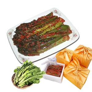 여수돌산 갓김치 2kg [선물용 보자기 포장]