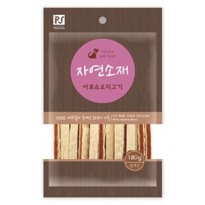 자연소재 애견간식 어포 오리고기  180g