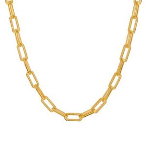 [한국금다이아몬드] 여자 순금 목걸이 체인 볼드 클립 24K 37.5g 18K장식