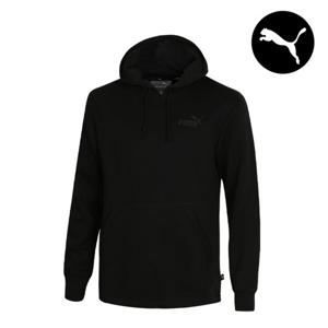 푸마 클래식 남자 여성 기모 후드티셔츠 올블랙 845953-01