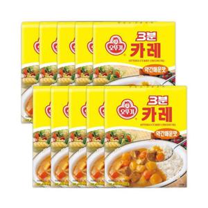 오뚜기 3분 카레 약간매운맛 200g x 10개