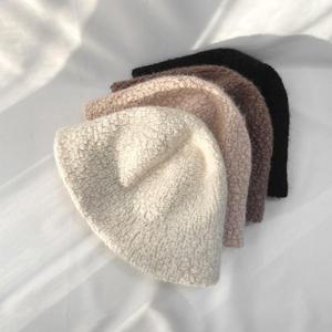 [잇백잇슈] 골프여성모자 양털모자 겨울버킷햇 베이직