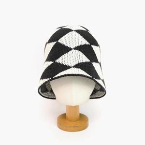 [잇백잇슈] 다이아패턴버킷햇 골프여성모자 겨울모자