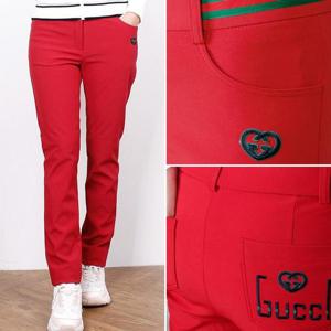 [잇백잇슈] 하트포인트골프바지 봄 중년여성스판바지