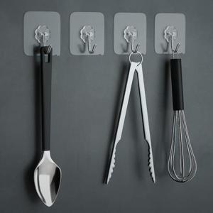 투명 사각 걸이고리 벽고리 강력부착 DD-10207