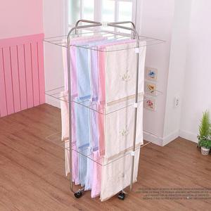 리빙 십자형빨래건조대 3단