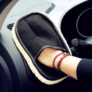 극세사 인조 양모 세차 왁싱 청소 장갑 패드 DD-11811