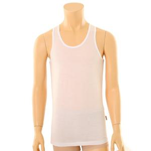 [와코루]면100프로 100수 실켓가공 남성 기본 조끼런닝 남성런닝 (WMV8610R)