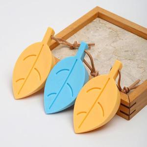 나뭇잎 도어스토퍼 문닫힘방지 문쾅방지 옐로우