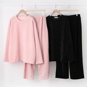 빅사이즈사랑해요 Q272L312 물결골지벨벳바지투피스 LY