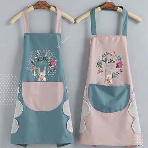 빅사이즈사랑해요 R013L404 토끼포켓핸디타월앞치마 JK