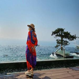 [라일리의류] Rly 코튼 비치 로브가운 IT-23053