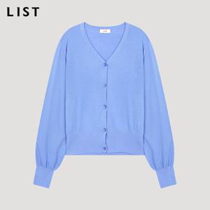 [리스트] 루즈 브이넥 시스루 가디건_TSKCDO62030_BL