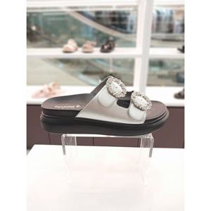 GRETA 실버 여성 슬리퍼 K2741016QB-W-BS