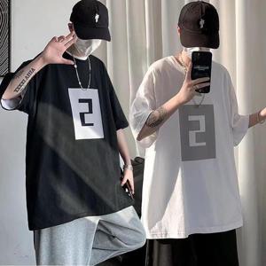 [더블디] 투엔 레터링 남성 반팔티 LD-947