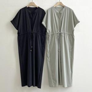 빅사이즈사랑해요 S229L406 시크넥스트랩리본원피스 SM